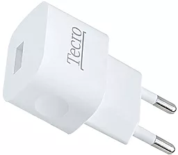 Сетевое зарядное устройство Tecro 1xUSB, 1A White (TR-CHG01-WT)