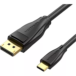 Видеокабель Vention USB Type-C 3.0 - DisplayPort v1.4 8k 60hz 2m black (CGYBH)