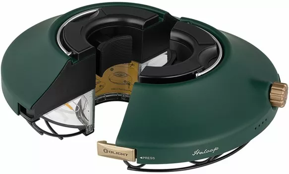 Ліхтарик Olight Haloop Forest green - фото 6