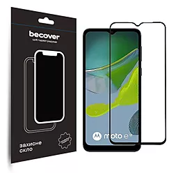 Захисне скло BeCover для Motorola Moto E13 Black (708843)