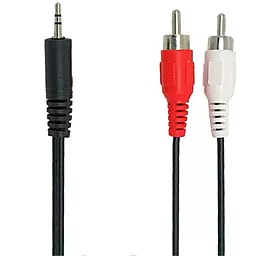Аудио кабель REAL-EL Aux mini Jack 3.5 mm - 2хRCA M/M Cable 1.8 м чёрный (EL123500042)