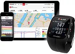 Смарт-часы Polar M400 GPS for Android/iOS Black (90053834) - миниатюра 4