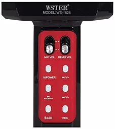 Беспроводной микрофон для караоке Wester WS-1828 Black - миниатюра 3
