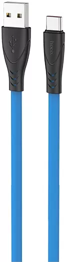 Кабель Hoco X42 USB-A - Type-C 12w 2.4a 1м cable Blue - фото 1