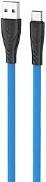 Кабель Hoco X42 USB-A - Type-C 12w 2.4a 1м cable Blue - фото Кабель Hoco X42 USB-A - Type-C 12w 2.4a 1м cable Blue