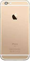 Задняя крышка корпуса Apple iPhone 6S со стеклом камеры, Original Gold - фото Задняя крышка корпуса Apple iPhone 6S со стеклом камеры, Original Gold