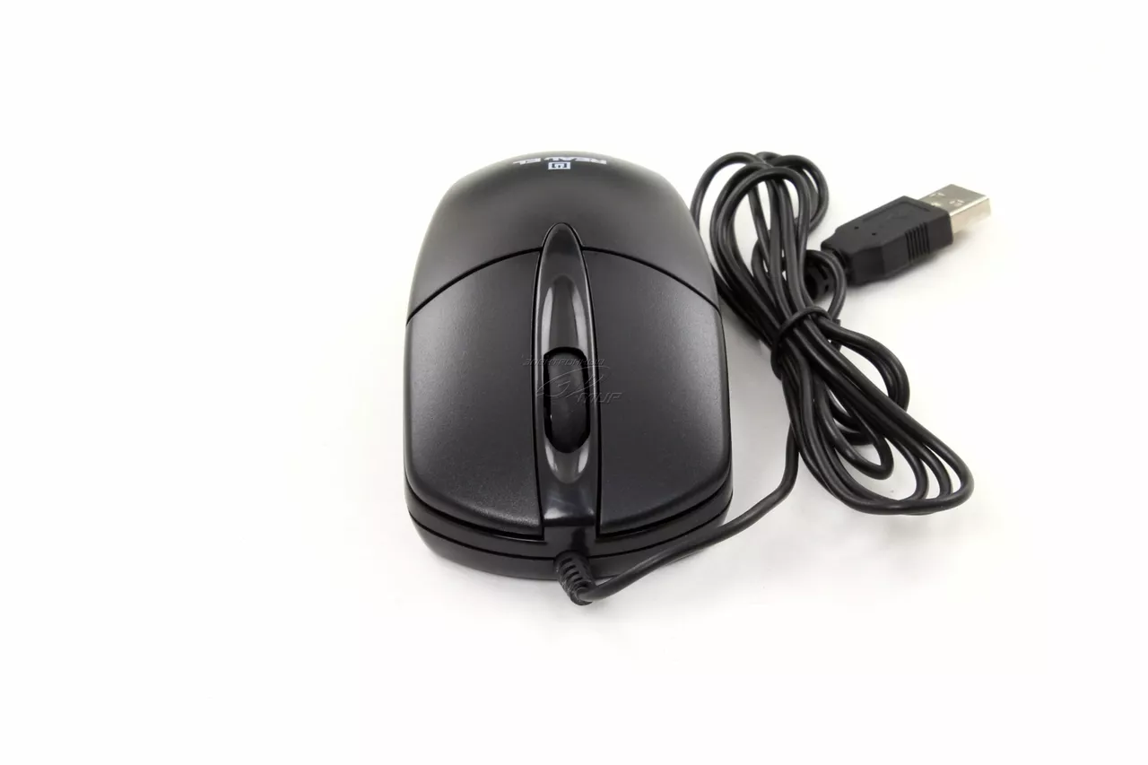 Комп'ютерна мишка REAL-EL RM-211 USB Black - фото 3