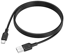 Кабель Borofone BX113 Silicone USB-A - Type-C 15w 3a 1м cable Black - мініатюра 3