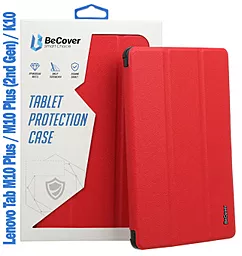 Чехол для планшета BeCover Flexible TPU Mate для Lenovo Tab M10 Plus TB-X606/M10 Plus (2nd Gen)/K10 TB-X6C6 10.3" Red (708754) - фото Чехол для планшета BeCover Flexible TPU Mate для Lenovo Tab M10 Plus TB-X606/M10 Plus (2nd Gen)/K10 TB-X6C6 10.3" Red (708754)