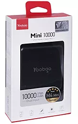 Повербанк Yoobao M4 mini 10000mAh Black - миниатюра 2