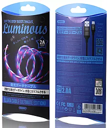 Кабель Remax EL Luminous Ultimate USB-A - Lightning 10w 1м cable White (RC-130i) - миниатюра 2