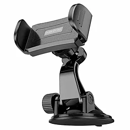 Держатель Borofone BH89 Enlighten clip car holder(center console) Black - фото Держатель Borofone BH89 Enlighten clip car holder(center console) Black
