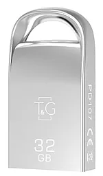 Флешка T&G Metal Series 32GB USB 2.0 (TG107-32G) Silver