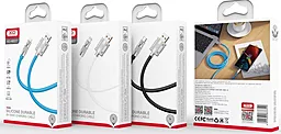 Кабель XO NB227 USB-A - Lightning 12w 6a 1.2м cable Black - миниатюра 2 Кабель XO NB227 USB-A - Lightning 12w 6a 1.2м cable Black - миниатюра 2