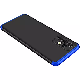 Чохол LikGus GKK 360 градусів (opp) для Samsung Galaxy A72 4G, Galaxy A72 5G Чорний / Синій