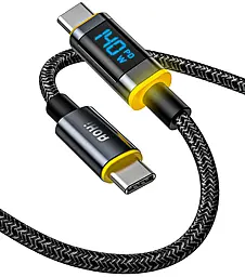 Кабель AOHI Magline+ USB Type-C - Type-C 140w 5a 1.2м PD cable black - фото Кабель AOHI Magline+ USB Type-C - Type-C 140w 5a 1.2м PD cable black