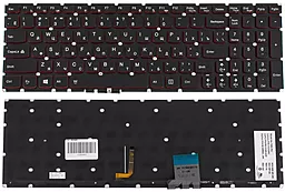 Клавиатура для ноутбука Lenovo Y50-70 Y50-80 с подсветкой клавиш без рамки Original Black