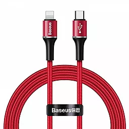 Кабель Baseus Halo USB Type-C - Lightning 18w 3a 1м PD сable Red (CATLGH-09) - фото Кабель Baseus Halo USB Type-C - Lightning 18w 3a 1м PD сable Red (CATLGH-09)