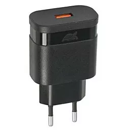 Сетевое зарядное устройство с быстрой зарядкой RivaCase QC3.0 18W black (VA4110 B00)