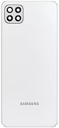 Задняя крышка корпуса Samsung Galaxy A22 5G A226 со стеклом камеры White - фото Задняя крышка корпуса Samsung Galaxy A22 5G A226 со стеклом камеры White