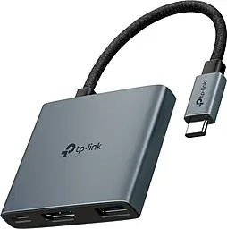 Мультипортовий Type-C хаб TP-Link UH3020C 3-in-1 USB3.0 grey - фото Мультипортовий Type-C хаб TP-Link UH3020C 3-in-1 USB3.0 grey