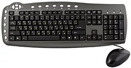 Комплект (клавіатура+мишка) HQ-Tech KM-348 USB Gray
