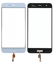 Корпусное стекло дисплея Xiaomi Mi6 (со сканером отпечатка пальца) White - фото Корпусное стекло дисплея Xiaomi Mi6 (со сканером отпечатка пальца) White