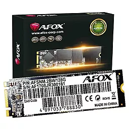 SSD Накопитель AFOX 128 GB M.2 2280 (AFSNM2AW128G) - фото SSD Накопитель AFOX 128 GB M.2 2280 (AFSNM2AW128G)
