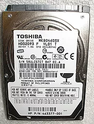 Жорсткий диск для ноутбука Toshiba 80 GB 2.5 (MK8046GSX)