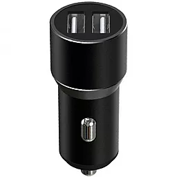 Автомобильное зарядное устройство XO CC30 2.4a 2xUSB-A ports car charger black