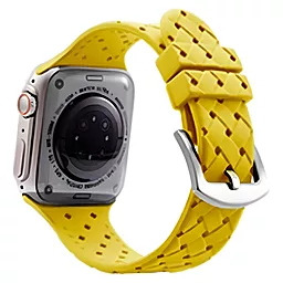 Змінний ремінець для розумного годинника Apple Watch Grid Weave 42/44/45/49mm Yellow