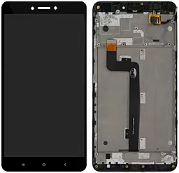 Дисплей Xiaomi Mi Max 2 с тачскрином и рамкой, оригинал, Black - фото Дисплей Xiaomi Mi Max 2 с тачскрином и рамкой, оригинал, Black