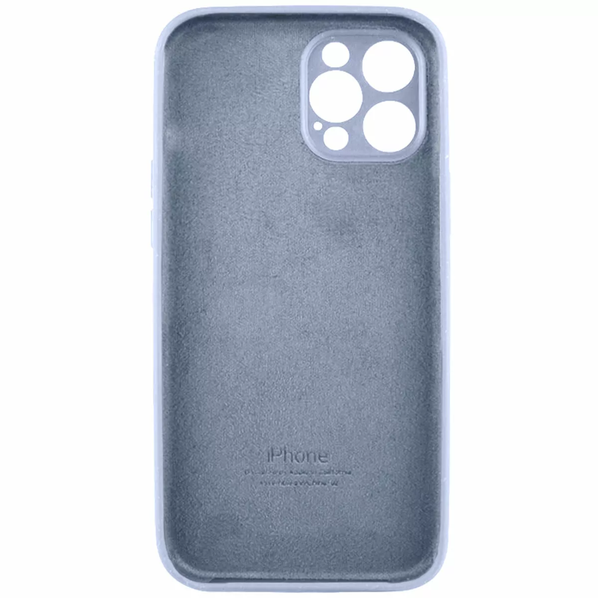 Чехол Silicone Case Full Camera для Apple iPhone 12 Pro Max Sierra Blue - фото 2
