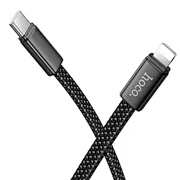 Кабель Hoco X125 USB Type-C - Lightning 30w 3a 1м PD cable Black - фото Кабель Hoco X125 USB Type-C - Lightning 30w 3a 1м PD cable Black