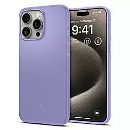 Чохол Spigen Thin Fit для Apple iPhone 15 Pro Max Iris Purple (ACS06549)