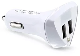 Автомобильное зарядное устройство Remax Aliens 2USB White (RCC-208 / RCC208) - миниатюра 2