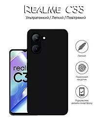 Чехол BeCover для Realme C33 Black (708667) - миниатюра 3 Чехол BeCover для Realme C33 Black (708667) - миниатюра 3
