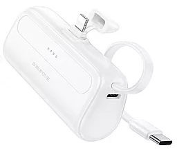 Повербанк Borofone BJ41 Pocket 5000 mAh Lightning White