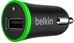 Автомобильное зарядное устройство Belkin 12W 2.4A BoostUp Charger USB-A + Lightning сable Black (F8J121bt04-BLK) - миниатюра 2