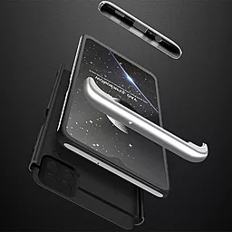 Чохол 1TOUCH GKK LikGus 360 градусів (opp) для Samsung Galaxy A22 4G, Galaxy M32  Чорний / Срібний - мініатюра 3