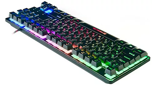 Клавіатура REAL-EL 8710 Gaming TKL Backlit Black - фото 4