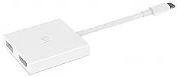 Видео переходник (адаптер) Xiaomi Mi USB-C to HDMI/USB White (CUP4005CN)