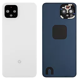 Задняя крышка корпуса Google Pixel 4 со стеклом камеры Original White
