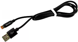 Кабель Walker C725 USB-A - Lightning 12w 2.4a 1м cable Black - фото Кабель Walker C725 USB-A - Lightning 12w 2.4a 1м cable Black