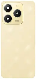 Задняя крышка корпуса Realme C61 со стеклом камеры Sparkle Gold - фото Задняя крышка корпуса Realme C61 со стеклом камеры Sparkle Gold