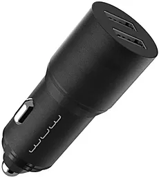 Автомобильное зарядное устройство WUW C148 12W 2.4A 2xUSB-A Car charger Black