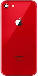 Задняя крышка корпуса Apple iPhone 8 со стеклом камеры Red