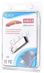 Флешка Apacer AH13ABC 32GB (USB 2.0) Silver - фото Флешка Apacer AH13ABC 32GB (USB 2.0) Silver