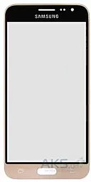 Корпусное стекло дисплея Samsung Galaxy J3 J320H 2016 (с OCA пленкой) Gold - фото Корпусное стекло дисплея Samsung Galaxy J3 J320H 2016 (с OCA пленкой) Gold