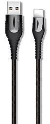 Кабель XO NB138 Led Display USB-A - Lightning 10w 1м cable Black - фото Кабель XO NB138 Led Display USB-A - Lightning 10w 1м cable Black